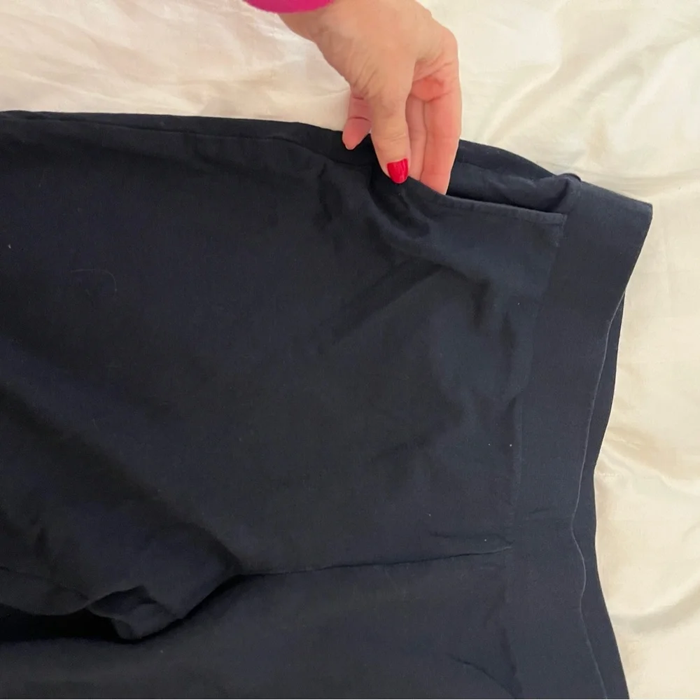 J Jill Stretch Pants leisure athletic travel comfy black Sz L
